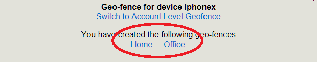 link 1000 geofence to multiple devices traccar