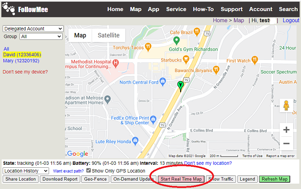 Fredag menneskelige ressourcer Forbigående FollowMee GPS Tracker | How to view real time map?